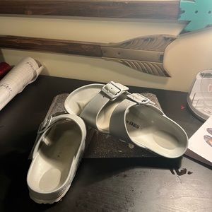Birkenstock size 37 silver